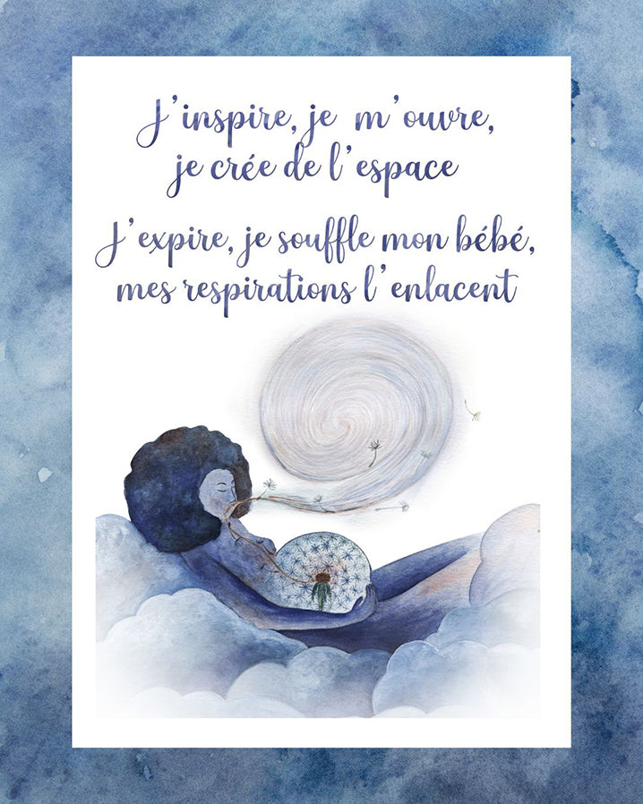 J'inspire - Aquarelle de naissance