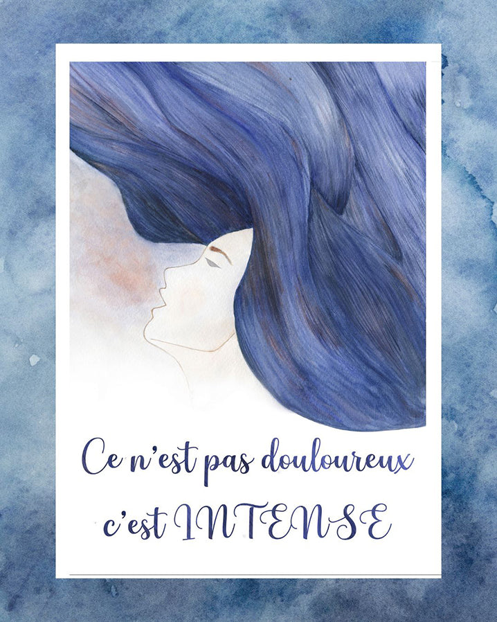 Intense- Aquarelle de naissance