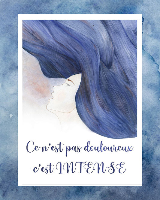 Intense- Aquarelle de naissance